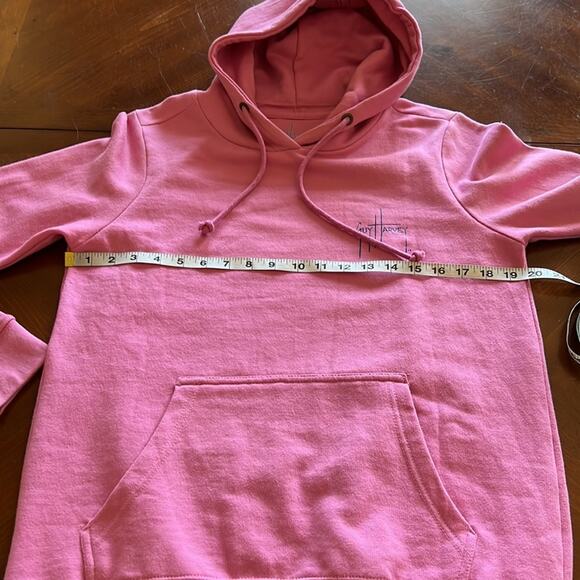 Guy Harvey Pink Sweatshirt Hoodie Turtle Design Woman Size Medium Pullover - Picture 7 of 8